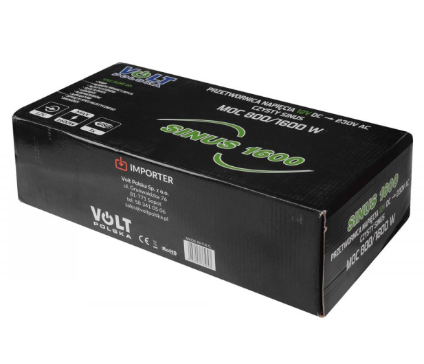 VOLT Przetwornica napięcia SINUS 1600 12/230V (800/1600W) - 1102223 - zdjęcie 5